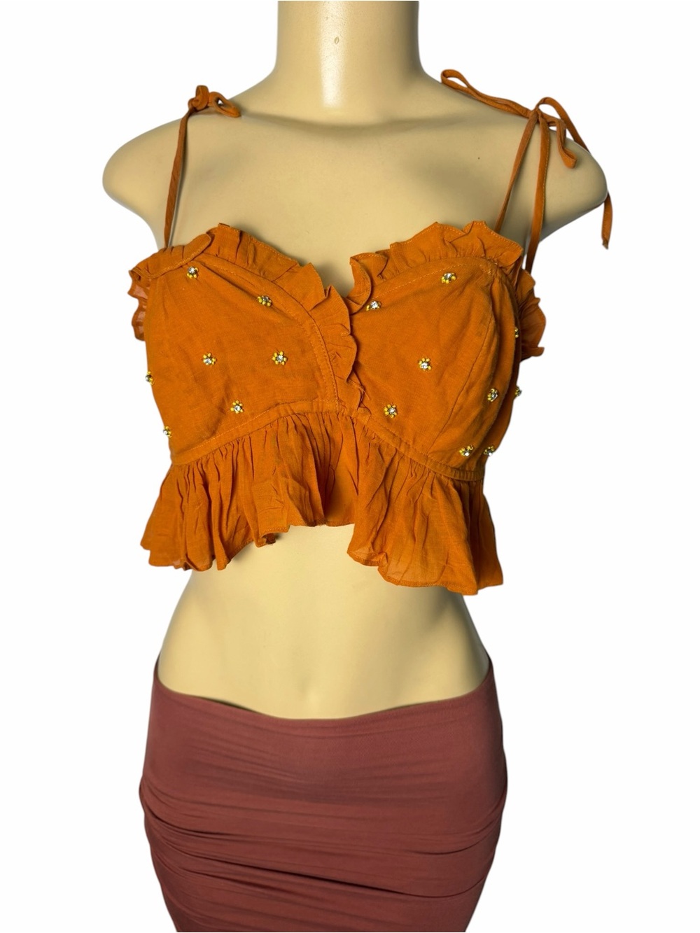 Free People On A Star Crop Cami small - Picture 3 of 8